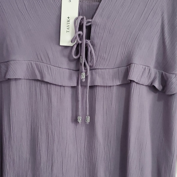 NWT Women's Tavik Purple Lavender Beach Cover Up Dress XS - Picture 4 of 7